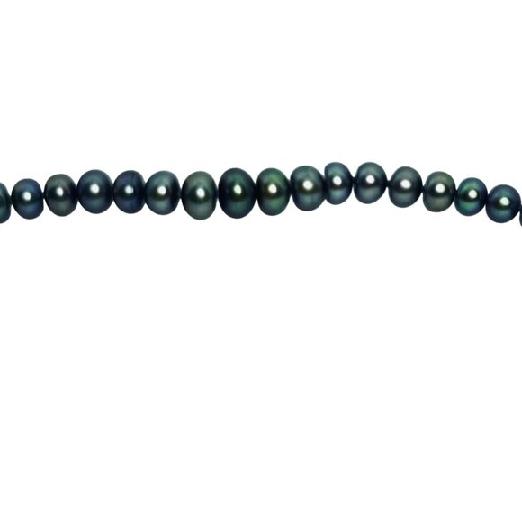 Honora Graduated Green Freshwater Pearl Choker Necklace (6035-1-2) - Picture 5 of 5